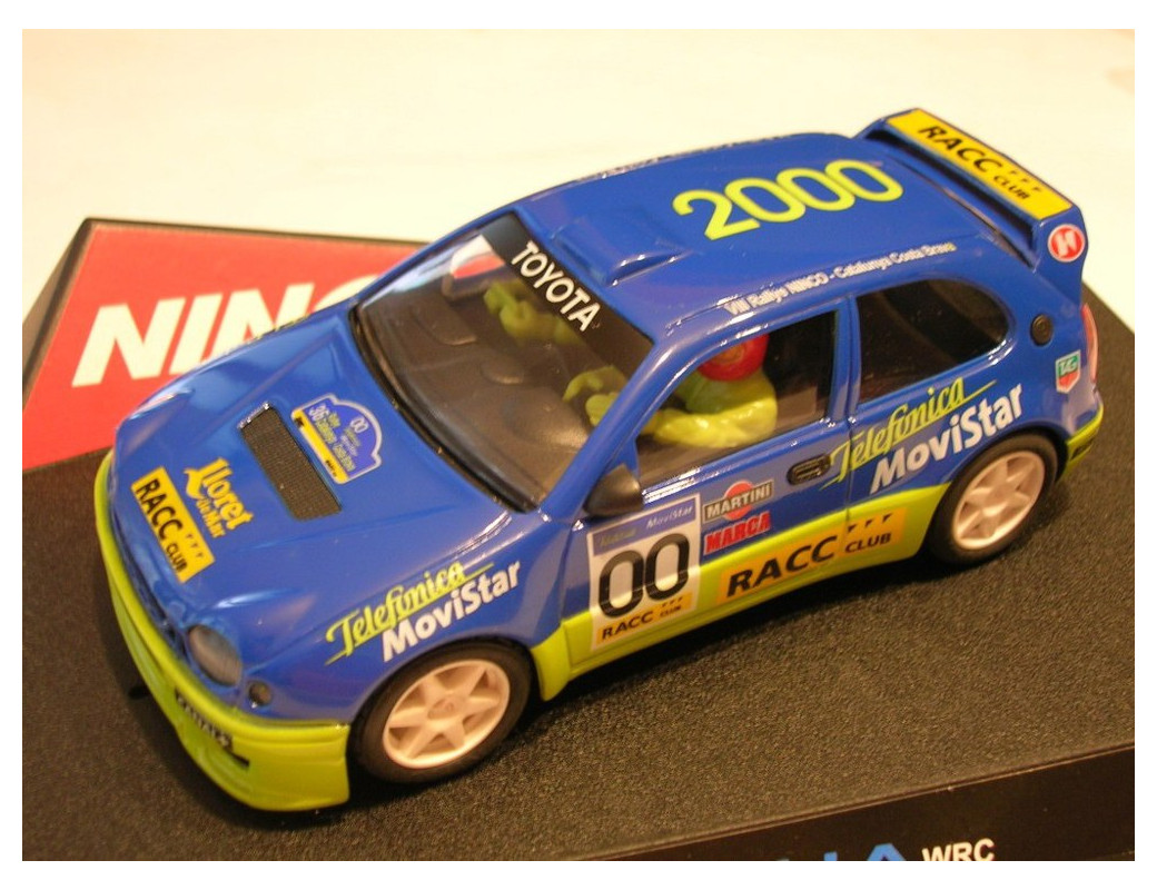 Toyota Corolla WRC, Catalunya Costa Brava 2000, Coche de Slot (NINCO 50202). SLOT CAR NINCO 50202