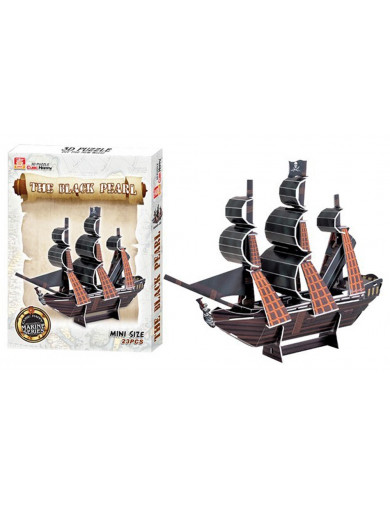 Puzzle 3D Barco Pirata La Perla Negra LEG 9043 Puzzles y Rompecabezas