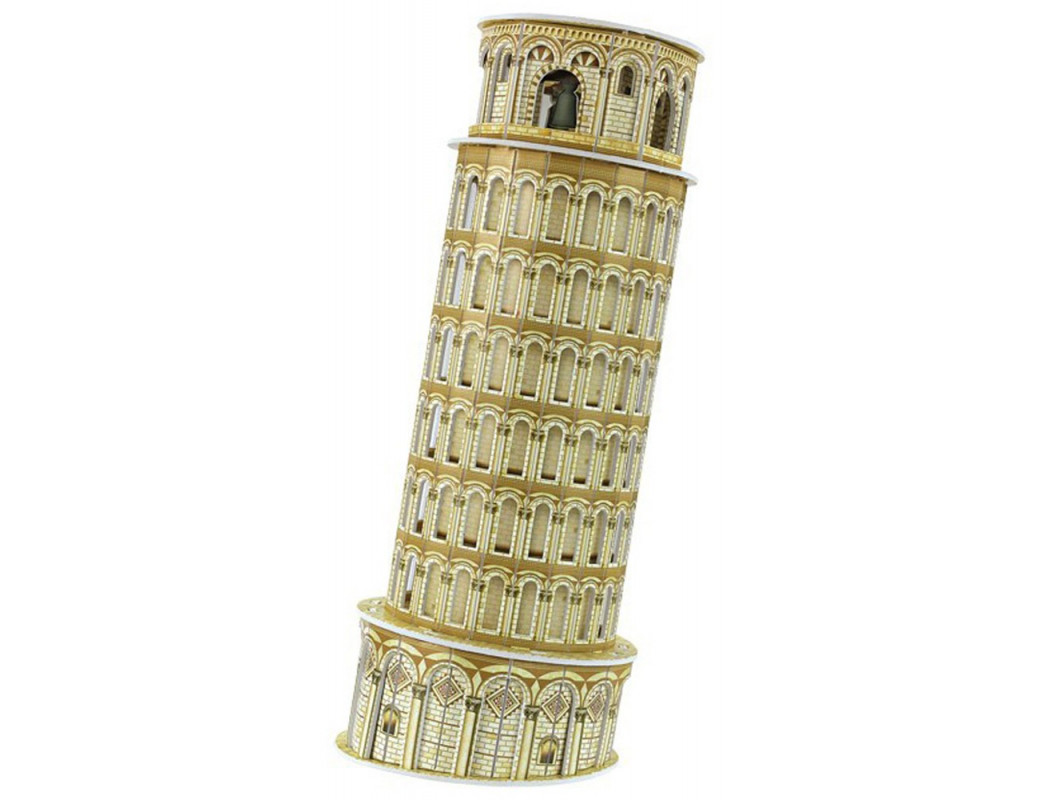 Puzzle 3D Torre de Pisa, 3D Pisa Tower LEG 8909 Puzzles y Rompecabezas