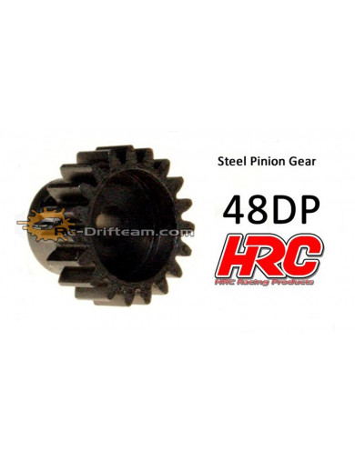 Piñon 25T, Pitch 48dp para Coches Rc (HRC74825). Pinion Gear Steel - Light HRC 74825 Piñones y Coronas RC