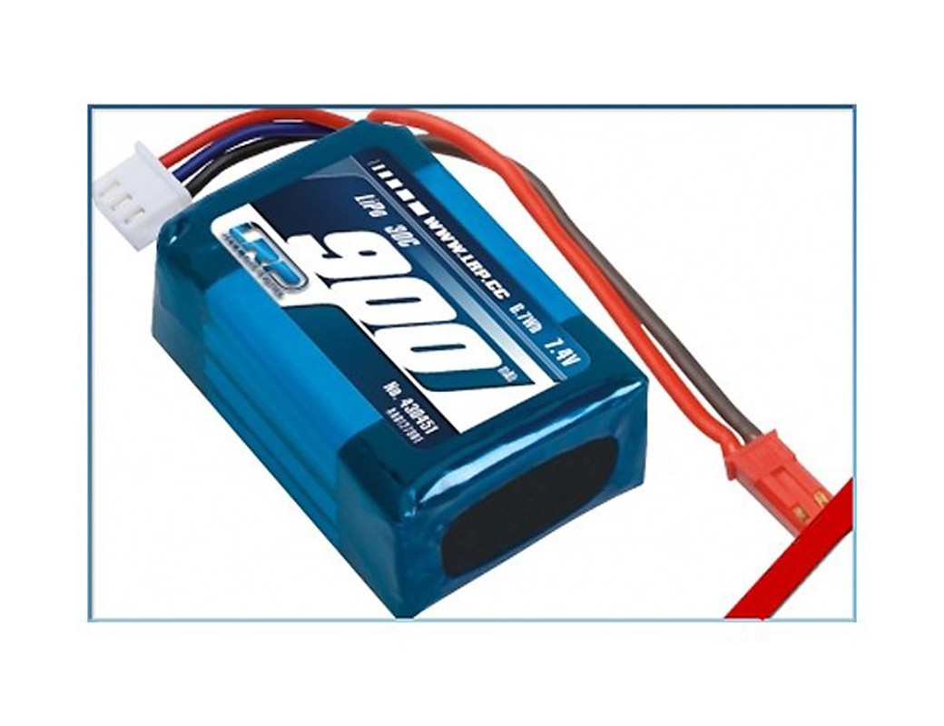 Bateria Lipo, para Lancha LRP Deep Blue One, 7.4v 900mAh (LRP 430451) LRP 430451 Baterias RC