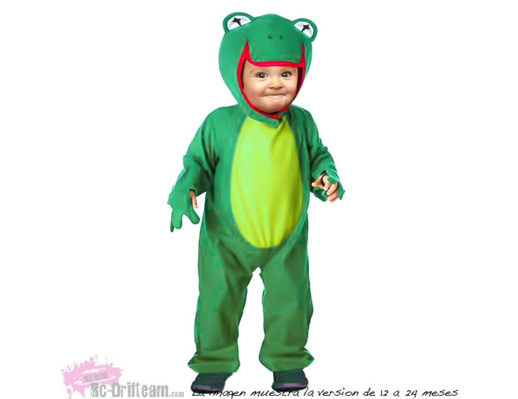 Disfraz de Rana, Para Bebés. Carnaval, Halloween. Frog Costume for BabiesDisfraces Infantiles