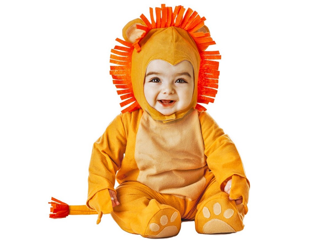 Disfraz de León, Para Bebés. Carnaval, Halloween. Little Lion Costume for BabiesDisfraces Infantiles