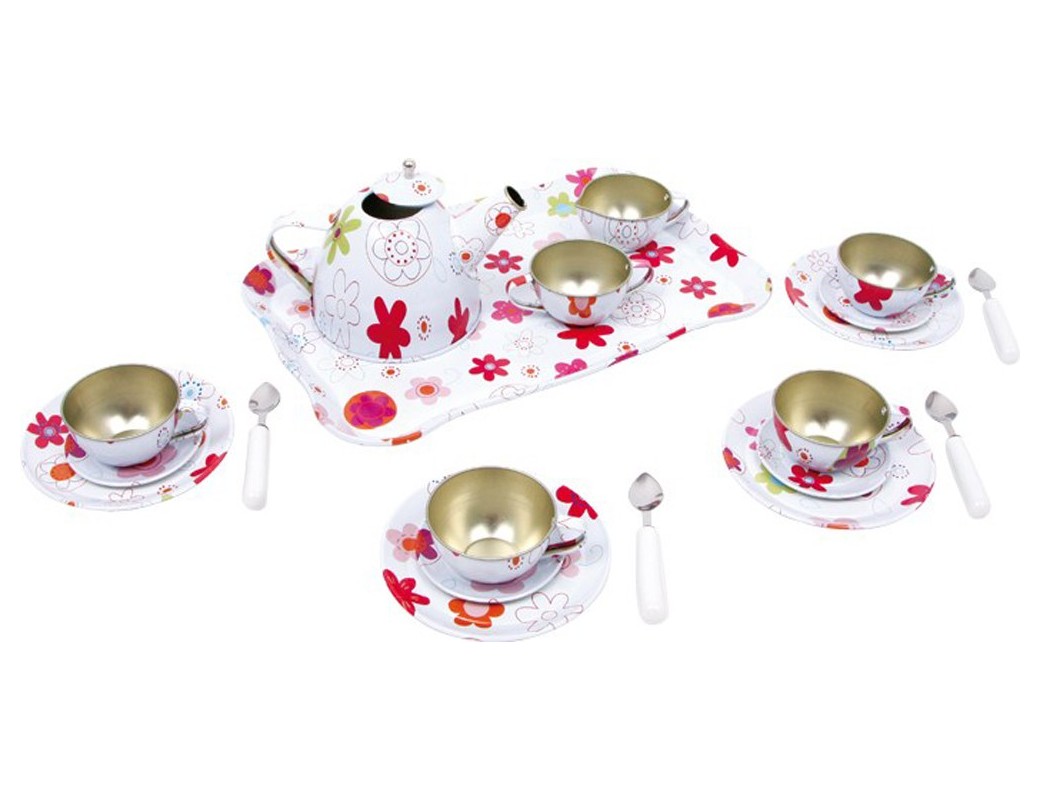 Juego de Té de juguete Laura 21 piezas. Tea Set toy LEGLER 5307 Cocinitas y Tiendas Juguete