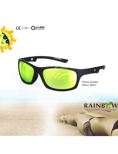 Gafas de Sol VIPER Espejo con Funda, Sunglasses UV400, tipo C
