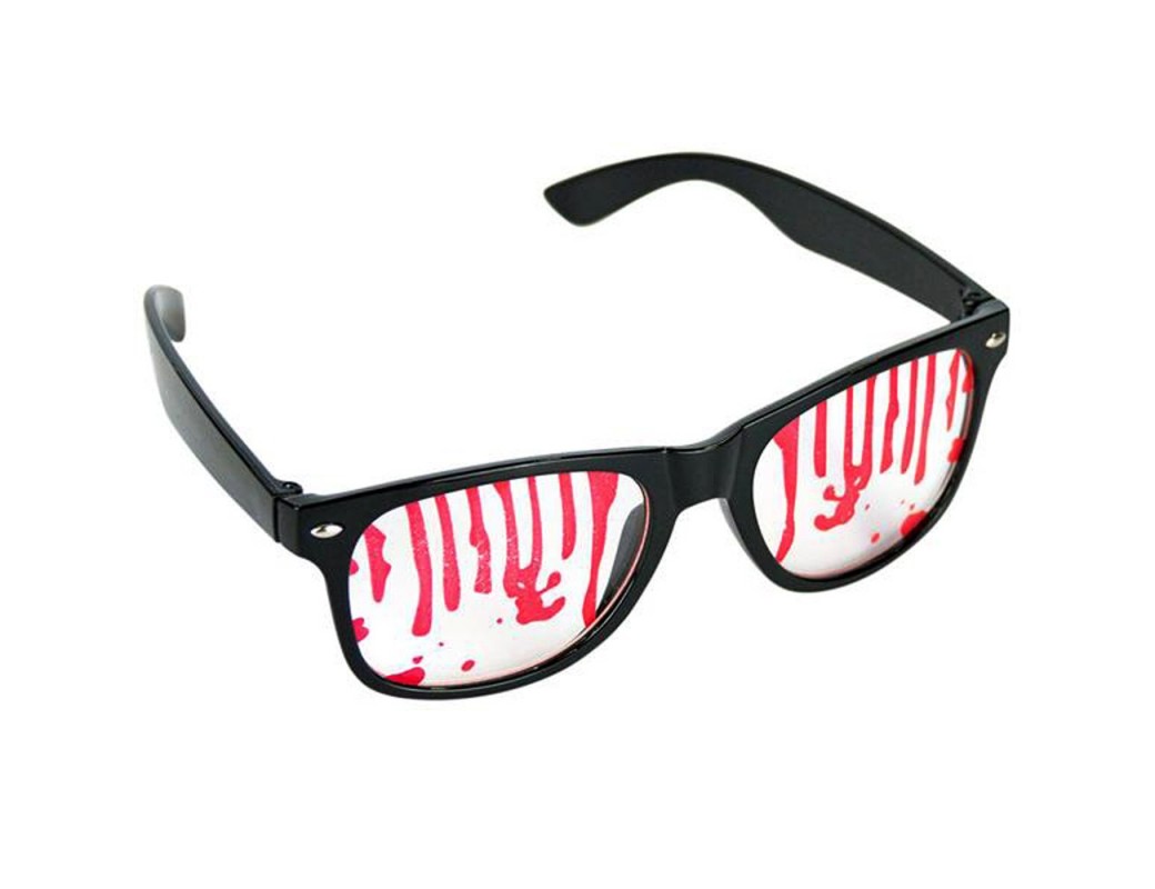 Gafas ensangrentadas Halloween, Carnaval. Scary blood stained glassesAccesorios Disfraces y Maquillajes