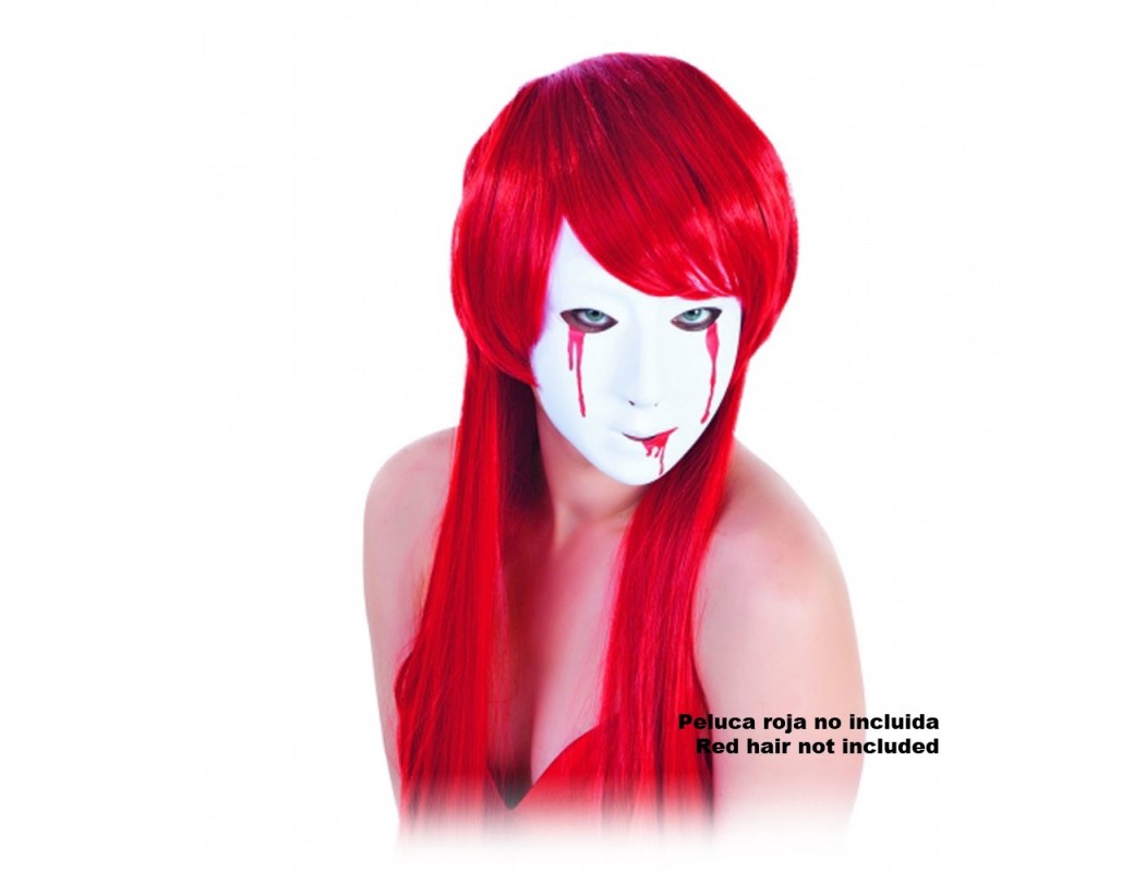 Careta Asesina Halloween, Carnaval. Bloody Woman MaskAccesorios Disfraces y Maquillajes