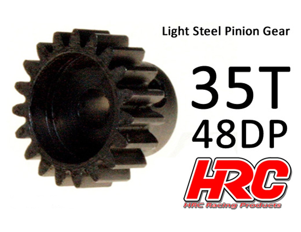 PIÑON 35T, Pitch 48dp para Coches RC (HRC74835). Pinion Gear Steel - Light HRC 74835 Piñones y Coronas RC