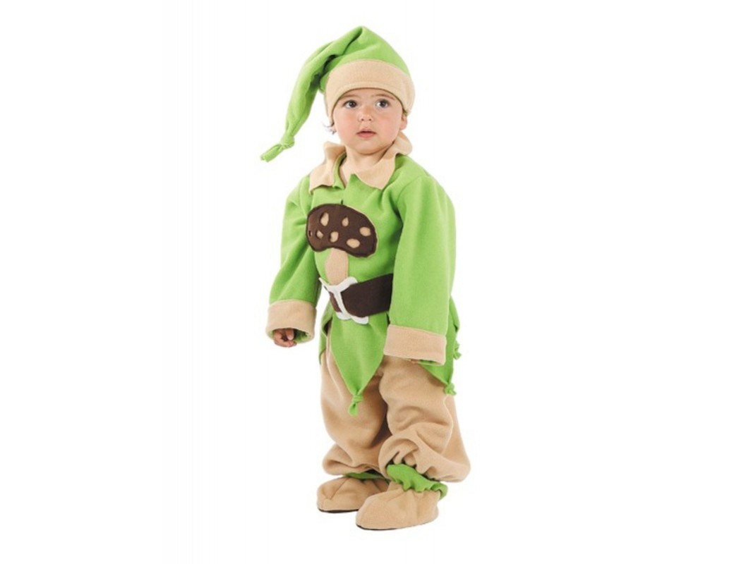 Disfraz de Enanito bebe Para Bebés de 1 año. Halloween, Carnaval. Dwarf Costume for BabiesDisfraces Infantiles