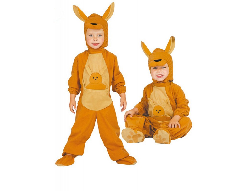 Disfraz de Canguro saltarín, Para Bebés de 6 a 12 meses. Halloween, Carnaval. Kangaroo Costume for BabiesDisfraces Infantiles