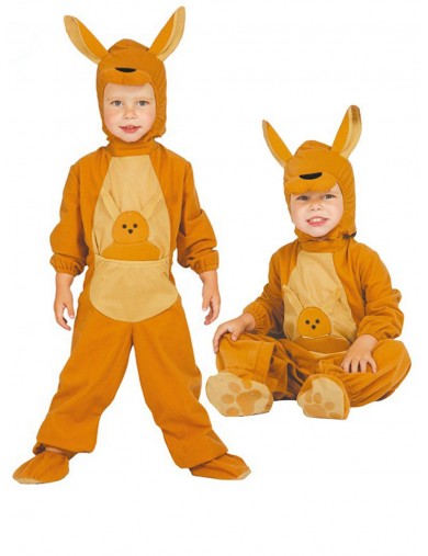 Disfraz de Canguro saltarín, Para Bebés de 6 a 12 meses. Halloween, Carnaval. Kangaroo Costume for BabiesDisfraces Infantiles