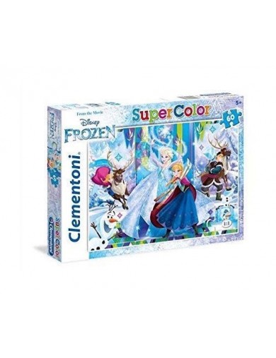 Frozen puzzle 60 piezas, Elsa, Anna y Olaf. Puzzles Clementoni 151755 Puzzles y Rompecabezas