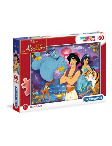 Aladdin puzzle 60 piezas Disney. Puzzles clementoni Aladino 153308 Puzzles y Rompecabezas