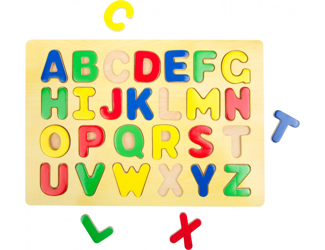 Puzzle de madera para insertar Letras. Puzzle infantil. juguetes bebes. Juguetes madera. Puzzle madera bebe LEG 7115 Puzzles ...