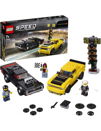 LEGO SPEED CHAMPIONS 75893 Dodge Challenger SRT Demon de 2018 y Dodge Charger R/T de 1970 LEGO 75893 LEGO