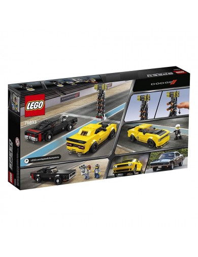 LEGO SPEED CHAMPIONS 75893 Dodge Challenger SRT Demon de 2018 y Dodge Charger R/T de 1970 LEGO 75893 LEGO
